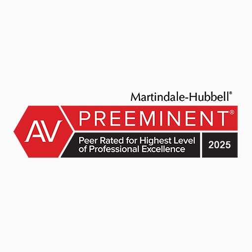 Martindale-Hubbell Peer Rated Award, 2025